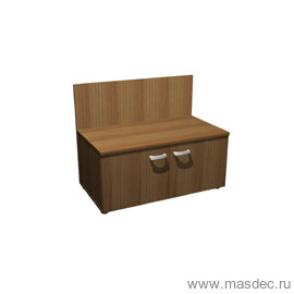 Тумба под багаж с дверьми (90x50x73)